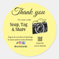 Thank you snap tag share media camera add socials