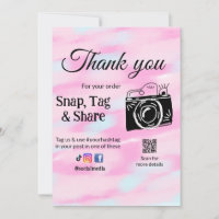 Thank you snap tag share media camera add socials