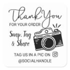 Thank You Snap, Tag & Share Social Media Camera
