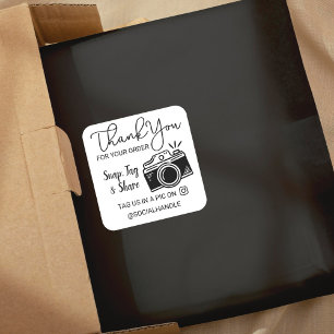 Thank You Snap, Tag & Share Social Media Camera