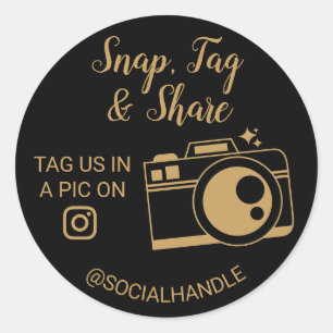 Thank You Snap, Tag & Share Social Media Sticker