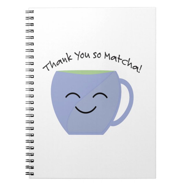 Thank You So Matcha Notebook (Front)