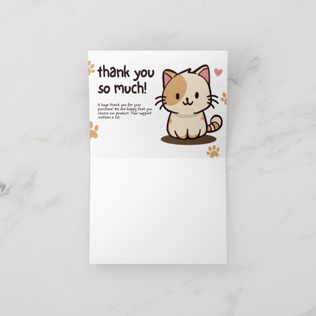 Thank You so much Card (Inside)