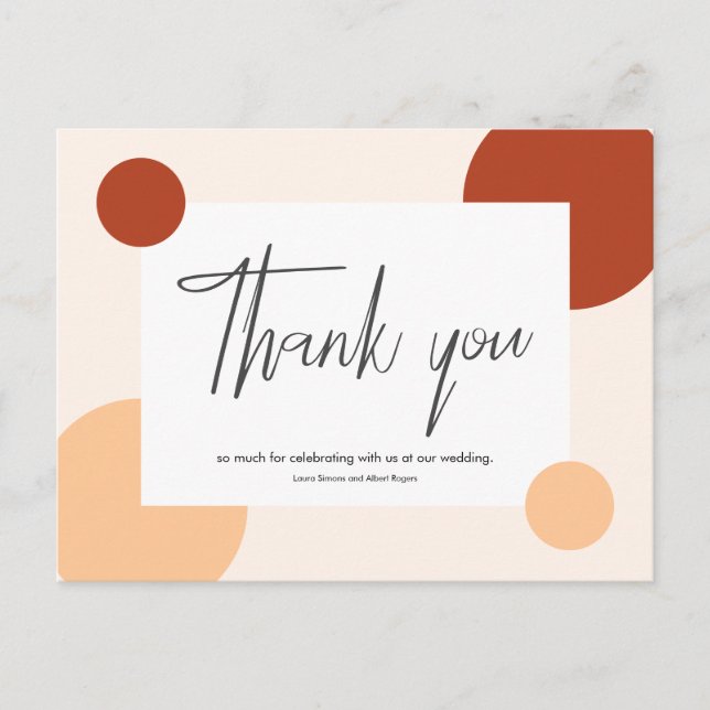 Thank you so much for celebrating with us our.. postcard (Front)