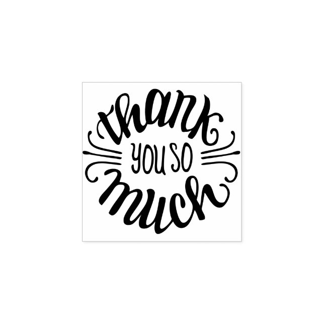 Thank you so much Rubber Stamp (Imprint)