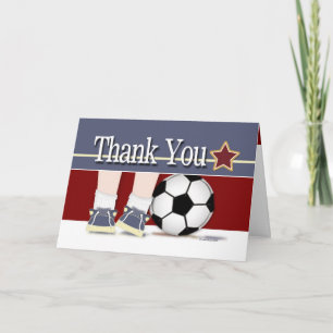 Thank You Soccer Card Template