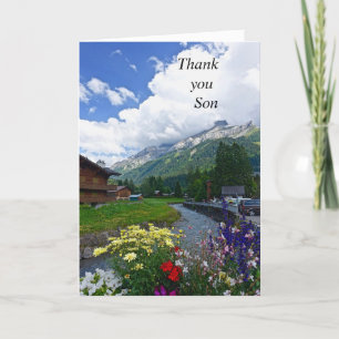 Thank you Son  Holiday Card