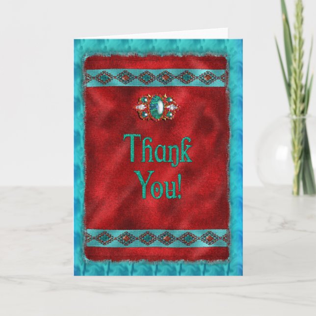 Thank You - Southwestern - Card (Front)