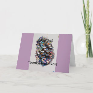 Thank You! SPANISH, Greeting Card; THANK YOU. CARD