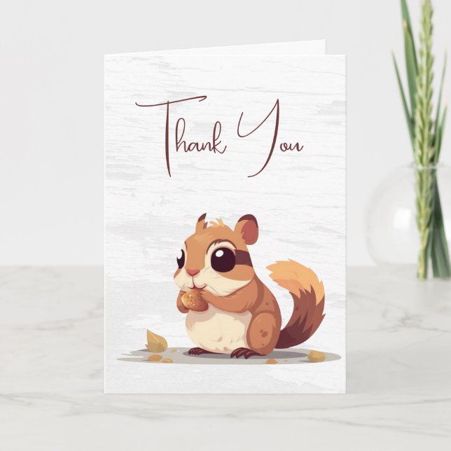 Thank You Squirrel Card (Front)