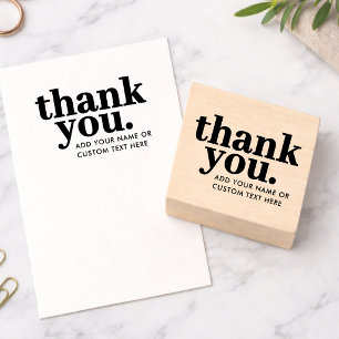 Thank you Stamp Retro Typographic