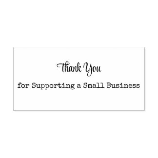 “Thank You” Star Accent Rubber Stamp