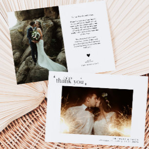 Thank You Stars Horizontal Photo Wedding