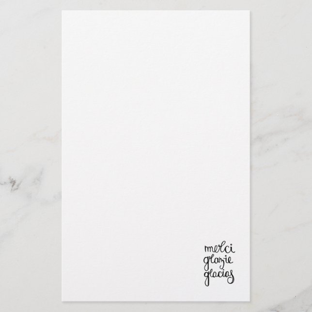 Thank You Stationery (Front)