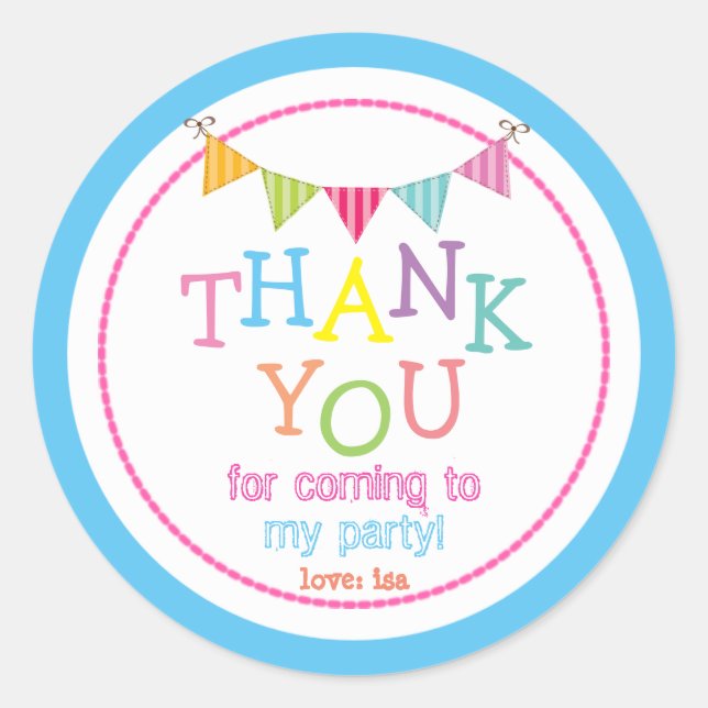 Thank You Sticker (Front)