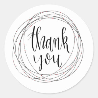 Thank You Sticker