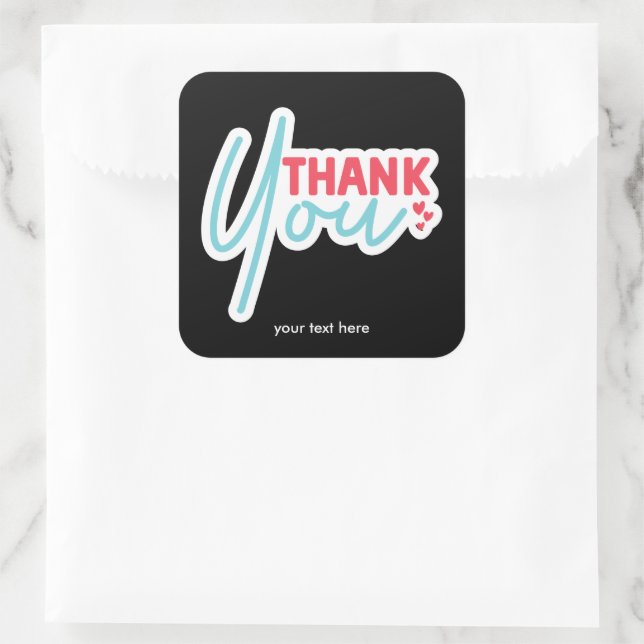 Thank you sticker (Bag)