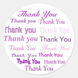 Thank You Sticker
