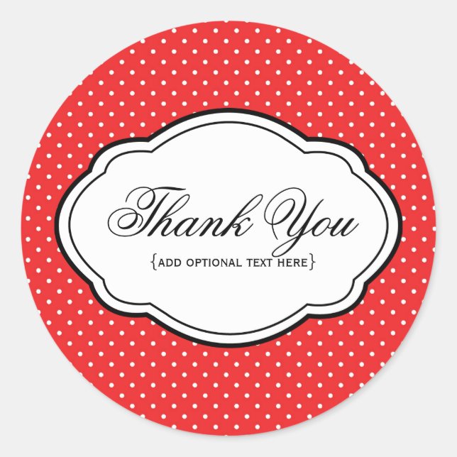 Thank You Sticker (Front)