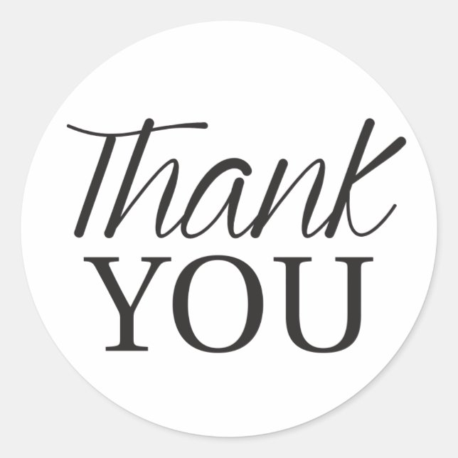 Thank You Sticker (Front)