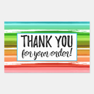 Thank you sticker