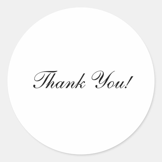 Thank You Sticker (Front)