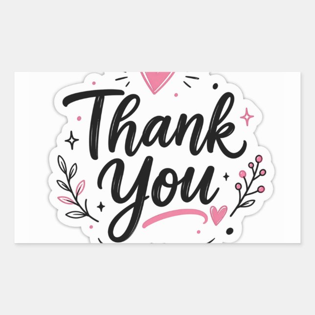 Thank You Sticker (Front)