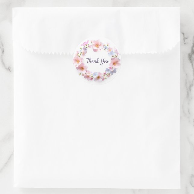 "Thank You" Sticker (Bag)