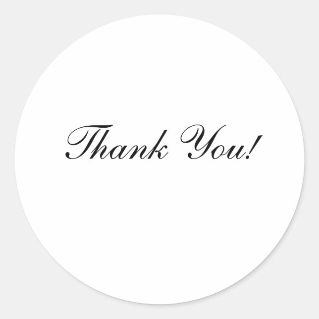 Thank You Sticker (Front)