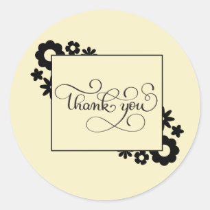 Thank you sticker