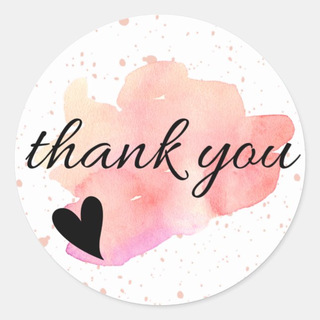 Thank you Sticker (Front)