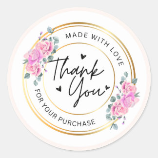 Thank you sticker