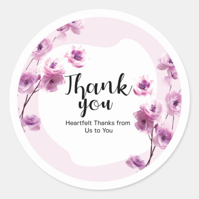 Thank you Sticker (Front)