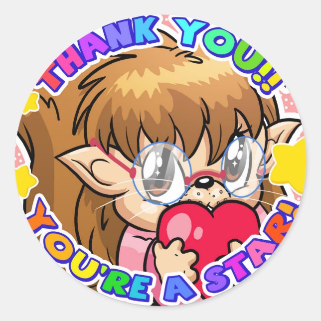 Thank You Sticker (Front)