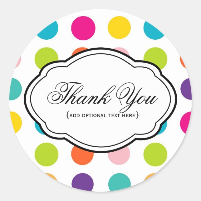Thank You Sticker (Front)