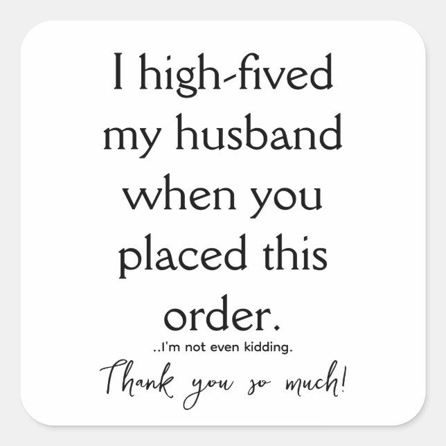 Thank You Sticker (Front)