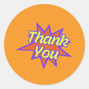 Thank you sticker