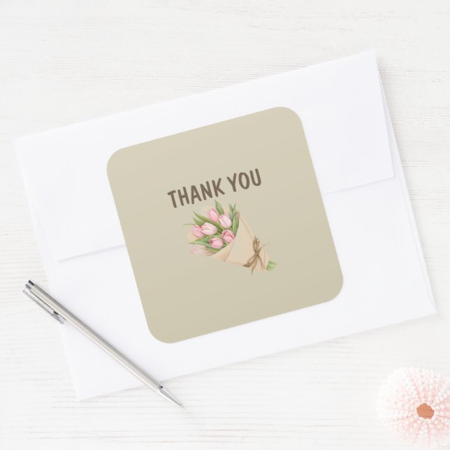 Thank You Sticker – Appreciation & Gratitude (Envelope)