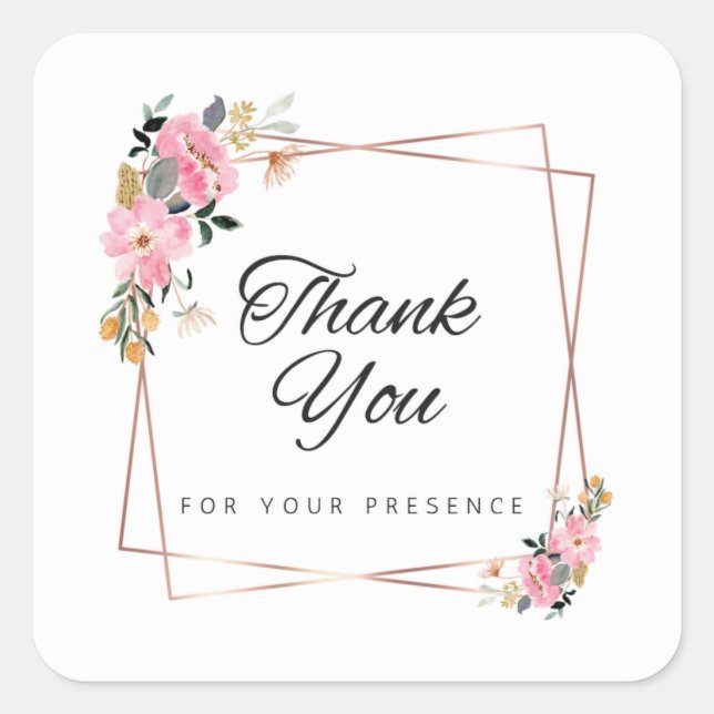 Thank you Sticker | Big sized | Stickers (Front)