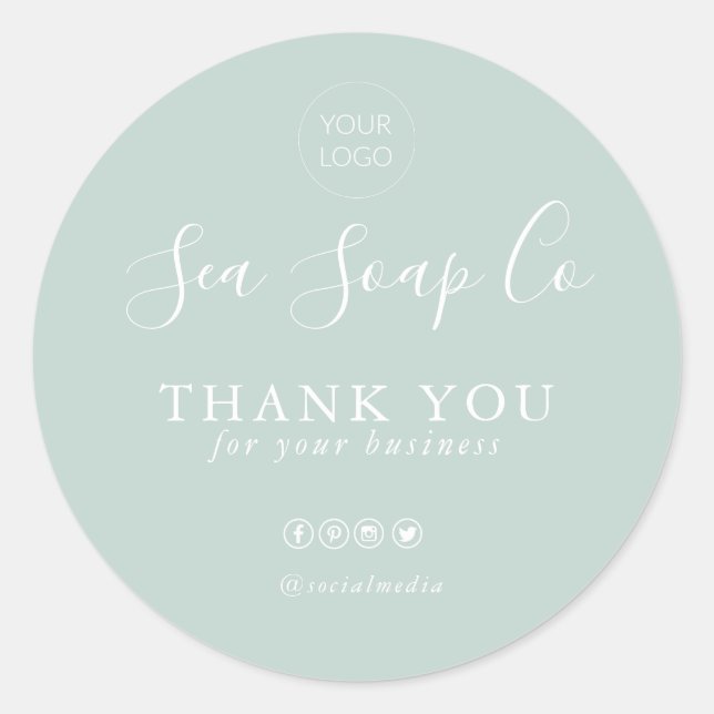 Thank You Sticker | Business (Front)