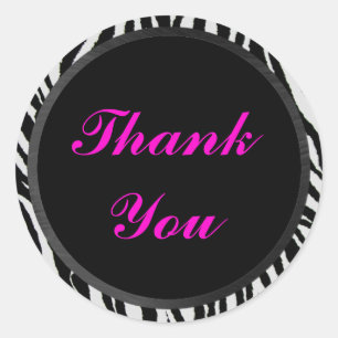 THANK YOU-STICKER CLASSIC ROUND STICKER