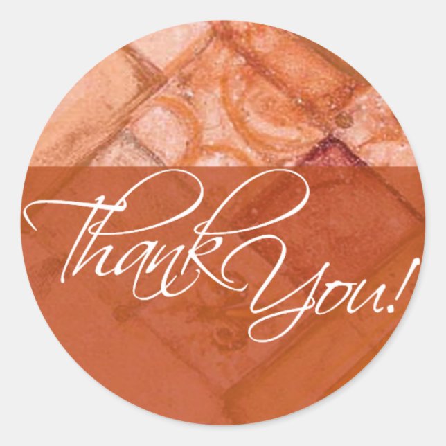 Thank You Sticker (Fiesta) (Front)