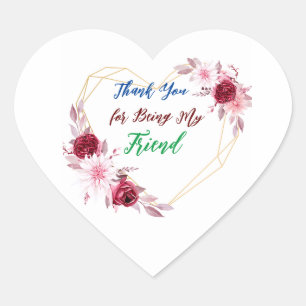 Thank you Sticker for friend