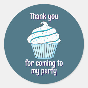 Thank you sticker for Party Bags
