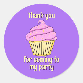Thank you sticker for Party Bags