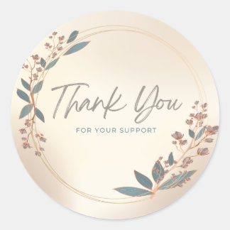 thank you sticker tag