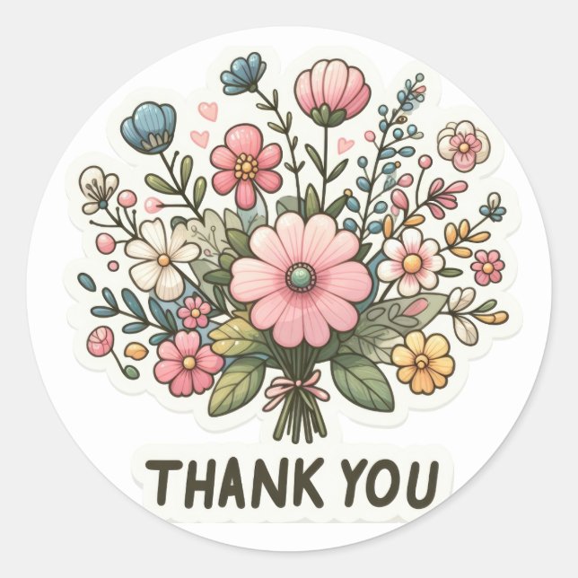 Thank you  Stickers (Front)