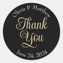 Thank you stickers