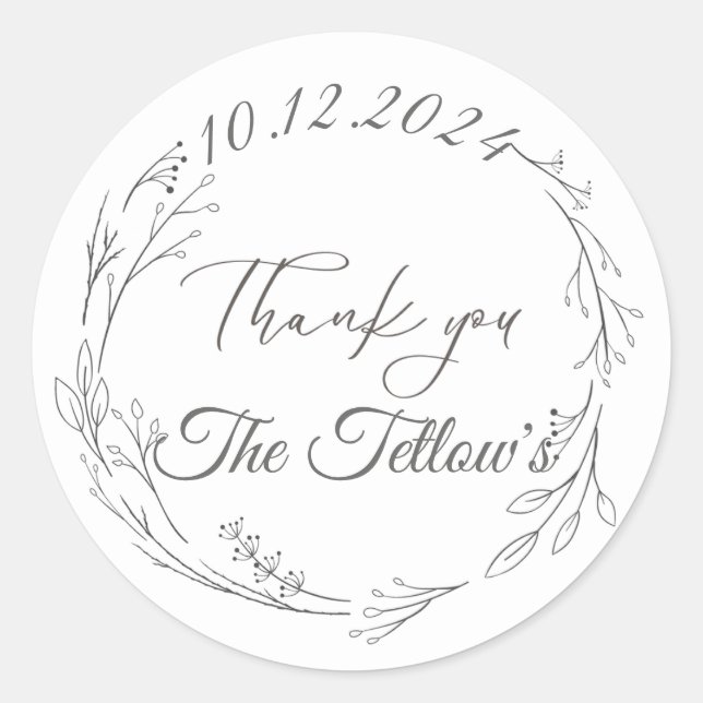 Thank you Stickers (Front)