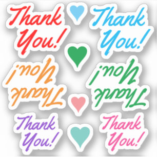 "Thank You!" Stickers